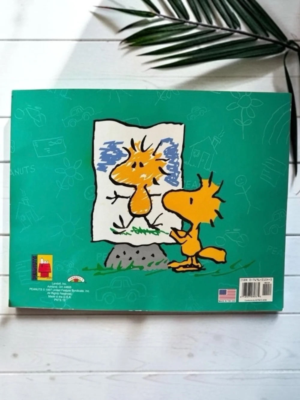 Vintage 1997 Peanuts Activity Tablet - Unused Pages - Snoopy & Woodstock
